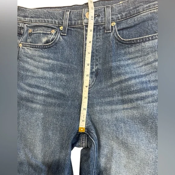 Ayr The Secret Sauce Good Mood Blue Denim Straight Jeans Sz 29 Regular - Picture 8 of 11